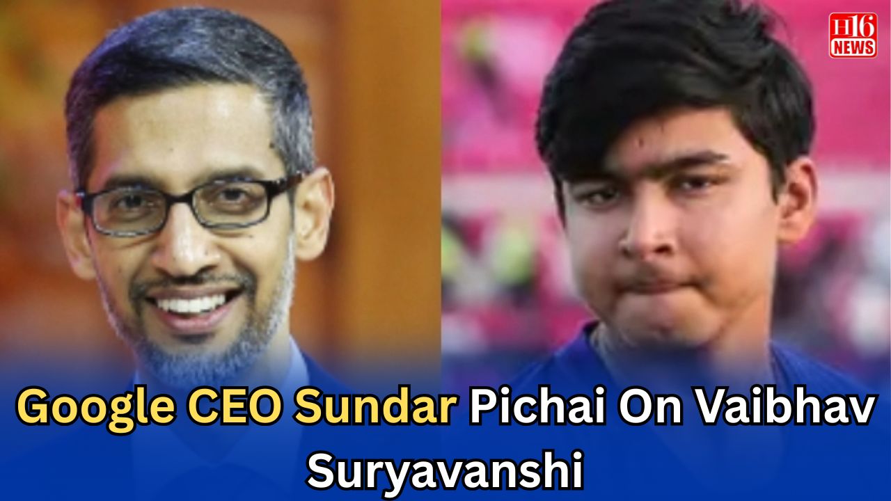 Google CEO Sundar Pichai On Vaibhav Suryavanshi